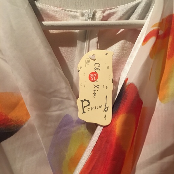 Xin Floral Summer Dress Size XL - Picture 5 of 7